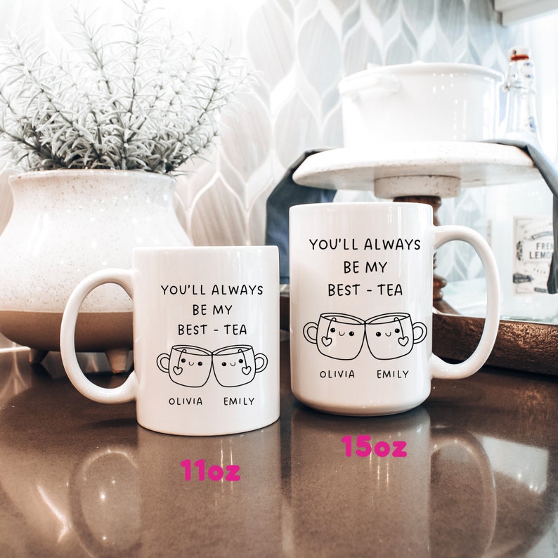 Best Friend Gift, Custom Bestie Mug, Personalized Best Friend Gift, Friendship mug, Friend Birthday, Christmas Gift, Long Distance