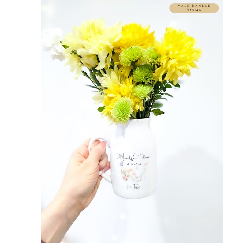 Personalised Vase For Auntie's Birthday Gift, Gift For Auntie, Gift For Her, Birthday Gift Vase, Auntie Gifted Vase Mug And Hanging
