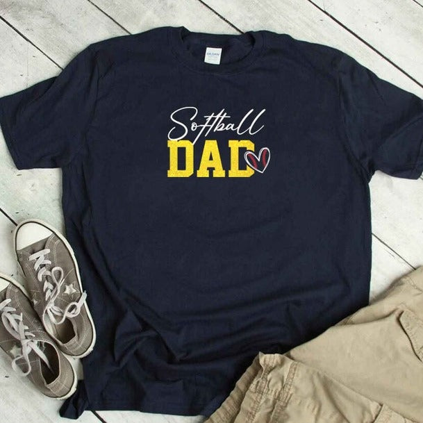 Personalized Softball Dad , Sport Dad Gameday Softball Player , Softball Season Father Day's Gift