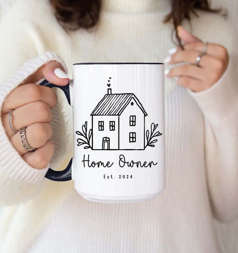 New Home Gift, Personalized New Home Mug, New Home Gift Basket, New Homeowner, New Homeowner Gifts Realtor Gift Custom Homeowner Mug Realtor