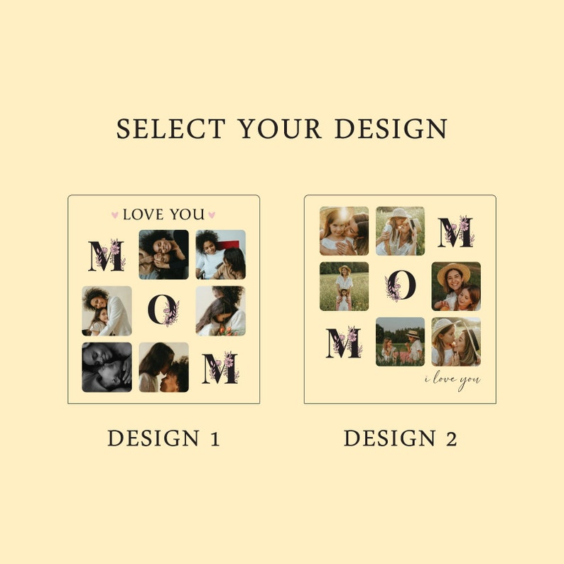 Photo Collage Gift - Mum Gift - Mom Birthday Gifts - Personalized Gifts for Mom - Custom Photo Gift - Mommy Gifts Ideas - Meaningful Gifts