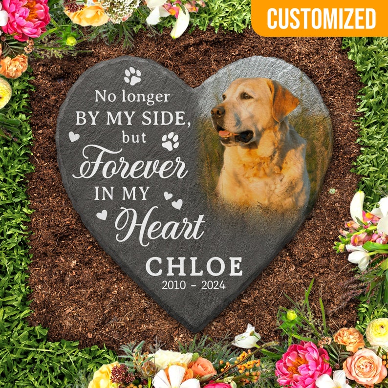 Cat Memorial Gifts, Cat Memorial Stone, Dog Memorial Stone, Personalized Pet Memorial Grave Slate, Pet Loss Gifts, Pet Sympathy Gift