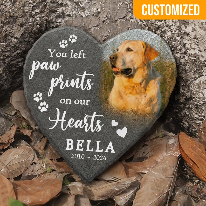 Cat Memorial Gifts, Cat Memorial Stone, Dog Memorial Stone, Personalized Pet Memorial Grave Slate, Pet Loss Gifts, Pet Sympathy Gift