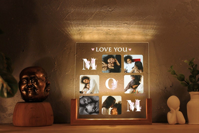 Photo Collage Gift - Mum Gift - Mom Birthday Gifts - Personalized Gifts for Mom - Custom Photo Gift - Mommy Gifts Ideas - Meaningful Gifts