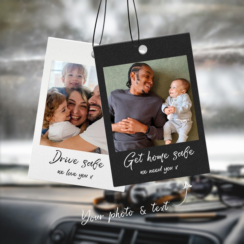 Custom Car Air Freshener Personalize Gift | Air Freshener Custom from Photo | Personalize Car Accessory Gift for him Couple Gift