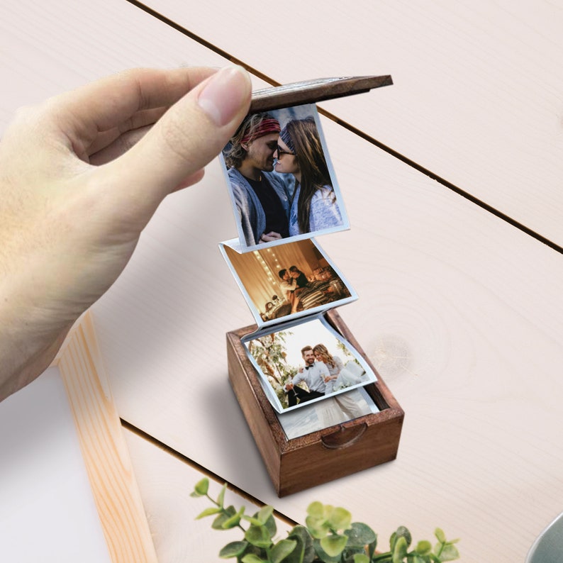 Pull Out Photo Album, Anniversary Collection Gift for Her, Photo Album Gift for Him