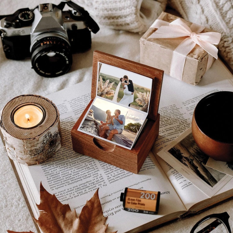 Pull Out Photo Album, Anniversary Collection Gift for Her, Photo Album Gift for Him