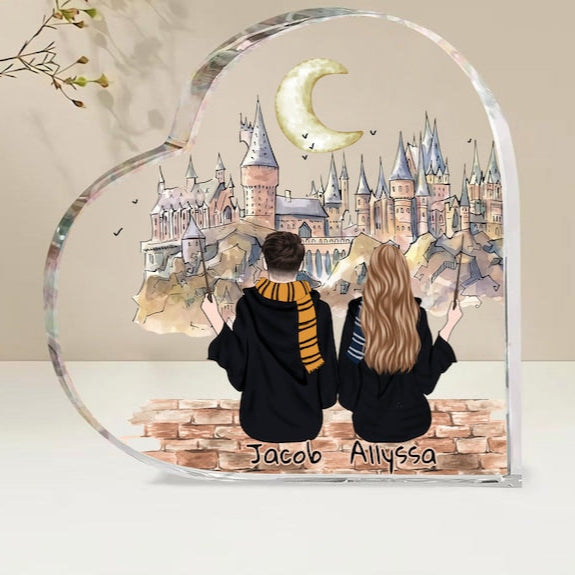 Personalized Wizard Plaque, Custom Wedding Gift For New Couple, Valentines Day Gift For Him, Her, Anniversary Gift, Harry Fans Gift Birthday