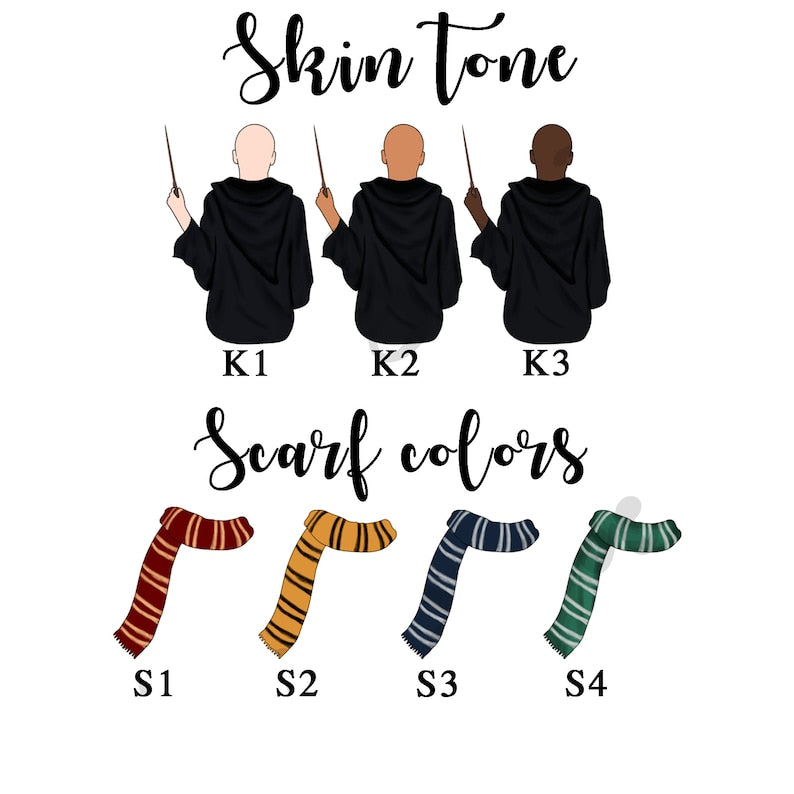 Personalized Wizard Plaque, Custom Wedding Gift For New Couple, Valentines Day Gift For Him, Her, Anniversary Gift, Harry Fans Gift Birthday