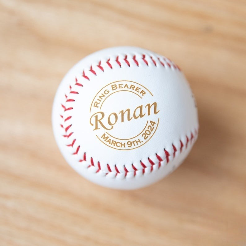 Ring Bearer Gift Personalized Baseball Gift for Ring Bearer Proposal Custom Gifts for Ring Bearer or Junior Groomsman Proposal Ideas Wedding