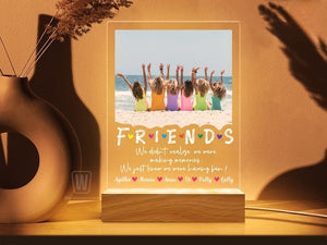 Personalized Photo LED Night Light, Besties Photo Gifts, Photo Keepsake, Photo Gifts, Personalized Gift for BFF, Birthday Gift for Friend