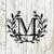 Custom Metal Last Name Letter with Vines | Last Name Sign | Personalized Family Sign | Housewarming Wedding Anniversary Gift | Outdoor Decor