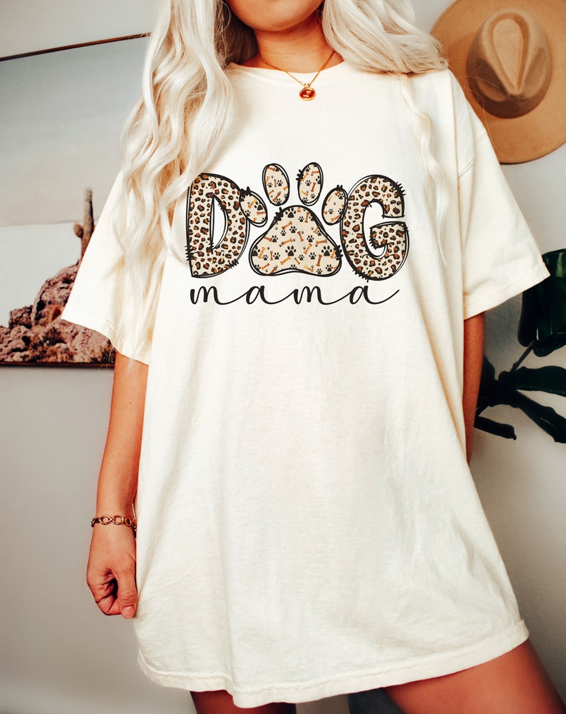 Custom Dog Mom Leopard, Personalized Dog Shirt, Dog Mama Shirt, Dog Lovers Sweatshirt