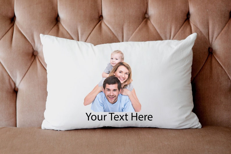 Custom Photo Pillowcase, Custom Text Pillow Cover, Personalized Photo Pillowcase, Family Photo Pillowcase, Kids Pillowcase, Best Friend Gift