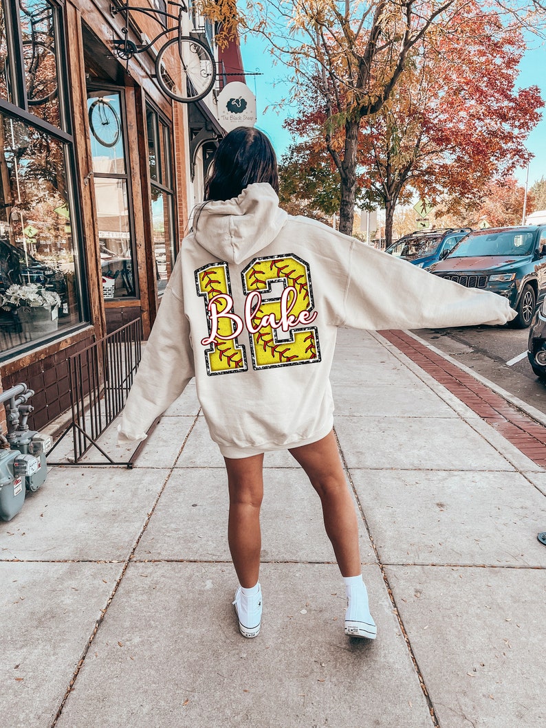 Personalized Softball Mom Shirt, Gameday Softball Shirt, Gift For Softball Mom