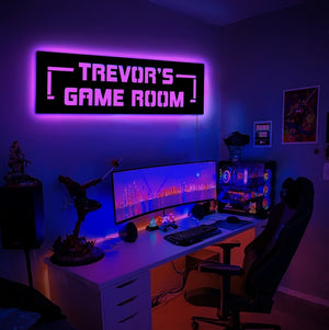 Custom Boys Name Neon Led Wall Panel Decor,Game Room led decor,Gamer room neon light,Boys Led Sign,Led lights for gaming room,Birthday Gifts