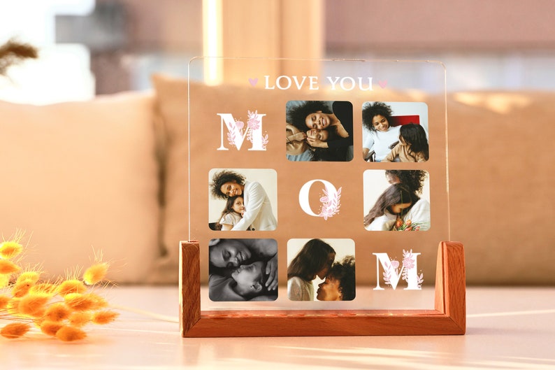 Photo Collage Gift - Mum Gift - Mom Birthday Gifts - Personalized Gifts for Mom - Custom Photo Gift - Mommy Gifts Ideas - Meaningful Gifts