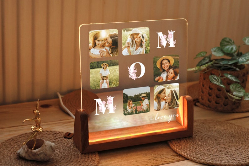 Photo Collage Gift - Mum Gift - Mom Birthday Gifts - Personalized Gifts for Mom - Custom Photo Gift - Mommy Gifts Ideas - Meaningful Gifts