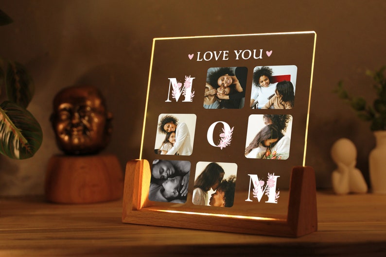 Photo Collage Gift - Mum Gift - Mom Birthday Gifts - Personalized Gifts for Mom - Custom Photo Gift - Mommy Gifts Ideas - Meaningful Gifts