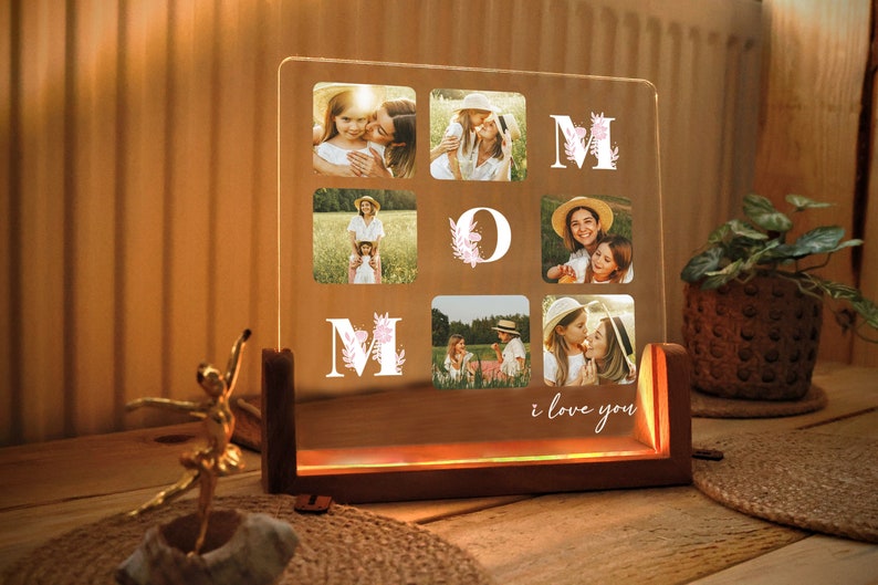 Photo Collage Gift - Mum Gift - Mom Birthday Gifts - Personalized Gifts for Mom - Custom Photo Gift - Mommy Gifts Ideas - Meaningful Gifts