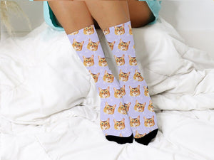 Custom Pet Photo Socks Personalized Pet Socks Custom Dog Socks Custom Cat Socks Fathers Day Gifts Cat Dad Gift Dog Dad Gifts Dog Face Socks