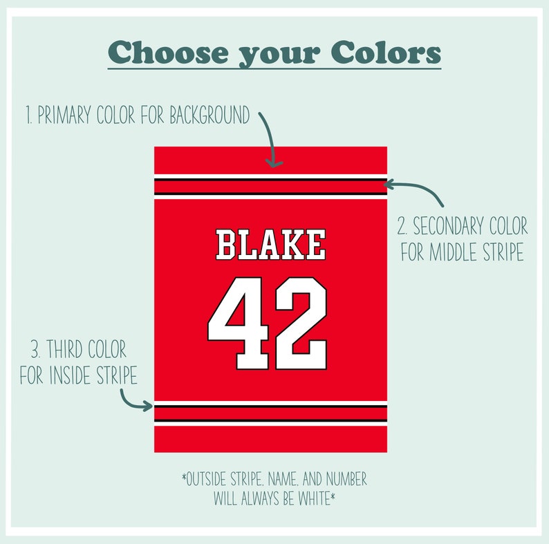 Personalized Sports Jersey Blanket, Custom Name Blanket, Basketball Football Baseball Blanket, Gift for him, Team Gift
