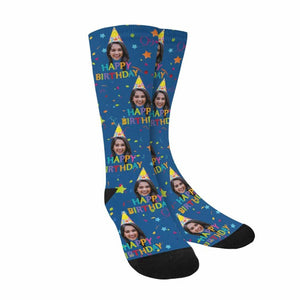 Custom Birthday Socks, Family Socks, Funny Face Socks, Birthday Socks, Custom Socks, Birthday Gifts, Happy Birthday Socks