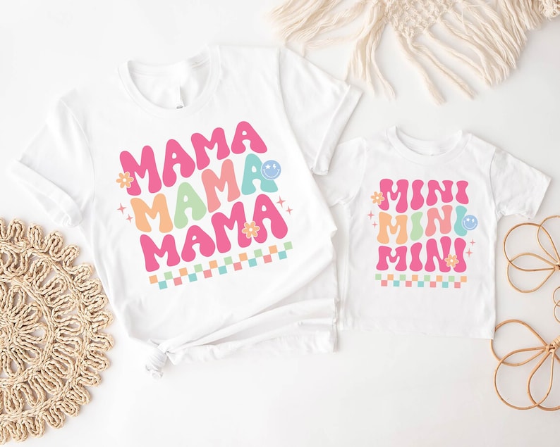 Mama and Mini Shirt, Mom And Daughter Shirt, Mom and Baby Shirts, Mothers Day Shirt, Mama Shirt, Mommy And Me Shirts