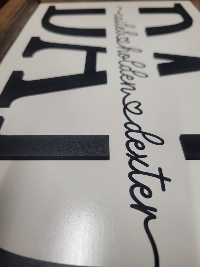 Dad Personalized Gift, Father's Day Gift, Gift for him, Dad Gift, Custom Framed Sign