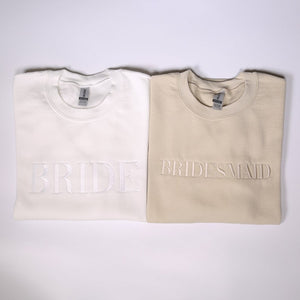 Bridesmaid Embroidered Sweatshirt, Bride Embroidery Hoodie, Bridal Shower Clothings, Wedding Gift, Maid Of Honor Outfit, Bachelorette Party il_794xN.5879929984_9k90.jpg