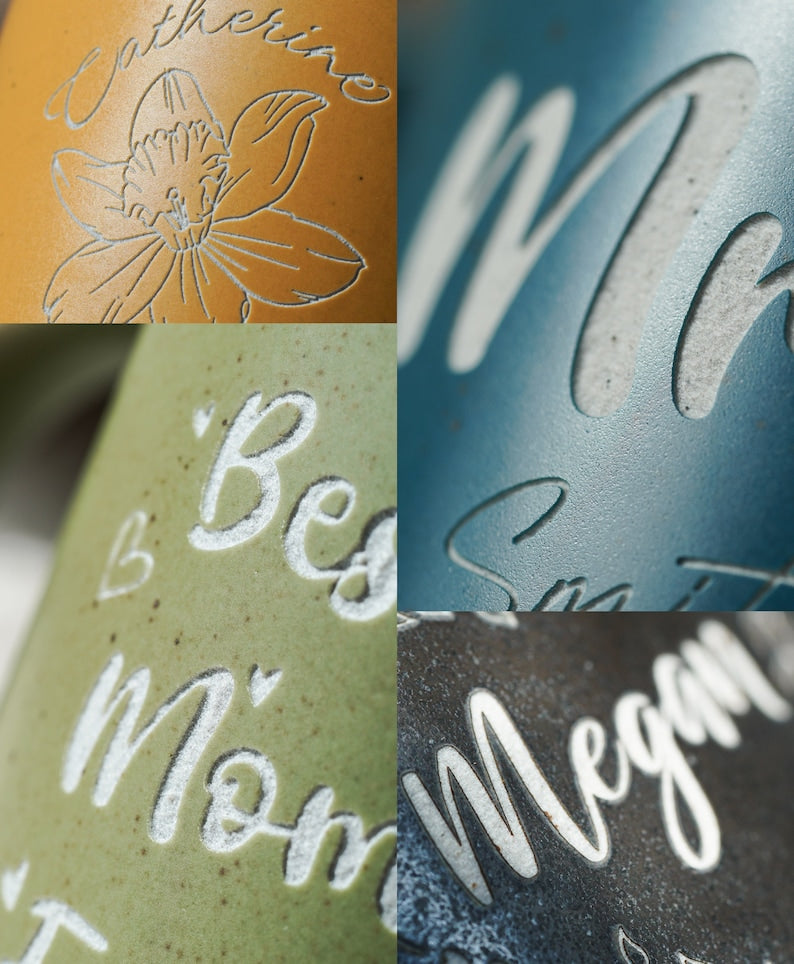 Custom Coffee Mug Birth Flower Mug, Personalized Mug for Mom Family Gift, Gift for Dad Mug Engraved Gift Christmas Gifts Ideas, Gift for Her