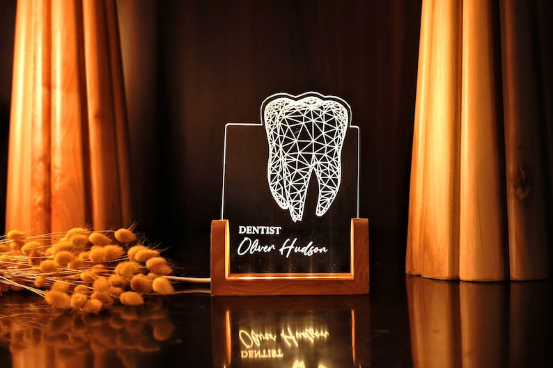 Personalized Dentist Gift - Thank you Gift for Dentist - Dental Student Gift - Dentist Graduation Gift - Dentist Office Sign - Doctor Gifts