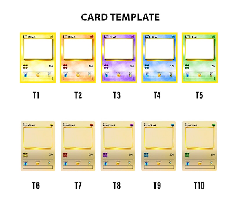 Personalized Birthday Card - Poke Birthday Gift - Custom Birthday Card - Birthday Gift For Her - Birthday Gift For Him