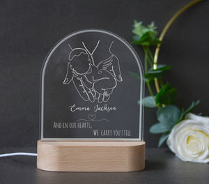 Angel Baby Sympathy Gift, LED Light, Miscarriage Keepsake, Memorial Gift