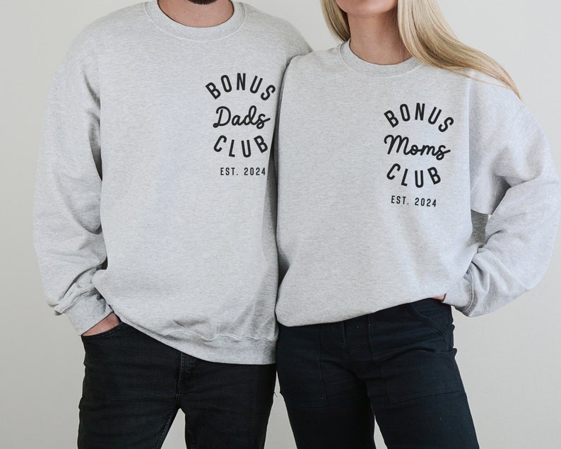 Custom Bonus Mom Bonus Dad Sweatshirt Hoodie Shirt Kid Names on Sleeve, gift for Stepmom Stepdad, Stepmom Stepdad gift, Second Dad Mom Shirt
