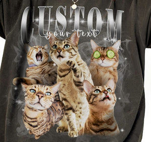 Custom Cat Bootleg Shirt Custom Cat Shirt Personalized Cat Bootleg S Best Custom