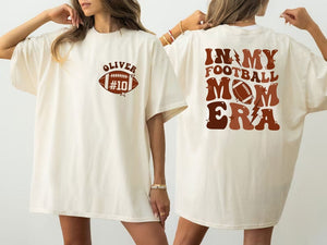 In My Football Mom Era Shirt, Custom Football Mom Shirt, Mom Era Shirt, Game Day Shirt, Mothers Day Shirt