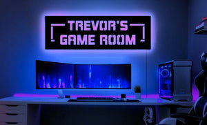 Custom Boys Name Neon Led Wall Panel Decor,Game Room led decor,Gamer room neon light,Boys Led Sign,Led lights for gaming room,Birthday Gifts