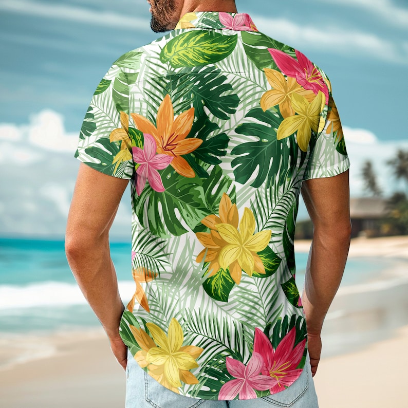 Funny Abs Hawaiian Shirt: Tropical Aloha Beach Shirt