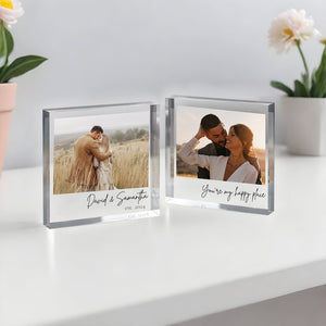 Personalized Acrylic Photo Block, Custom Photo Acrylic Plaque, Wedding Gift, Family Gift, Photo Print Acrylic Gifts, Anniversary Gift