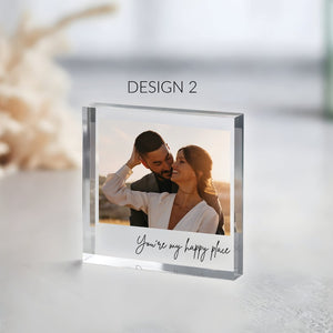 Personalized Acrylic Photo Block, Custom Photo Acrylic Plaque, Wedding Gift, Family Gift, Photo Print Acrylic Gifts, Anniversary Gift