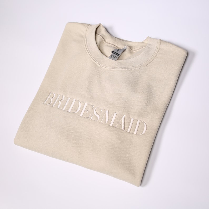 Bridesmaid Embroidered Sweatshirt, Bride Embroidery Hoodie, Bridal Shower Clothings, Wedding Gift, Maid Of Honor Outfit, Bachelorette Party il_794xN.5928012901_qzmx.jpg
