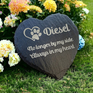 Memorial Plaque For Pet Dog - Personalised Dogs Grave Stone Personalized Heart Slate Marker il_794xN.5934354583_stsu_1.jpg?v=1712304884