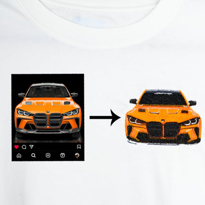 Personalised Car Hoodie, T-Shirt and Jumper, Custom Embroidered Car Hoodie Gift for Car Guys and Enthusiast, Car Gift Realistic Photo Design il_794xN.5934409993_hlkk.jpg