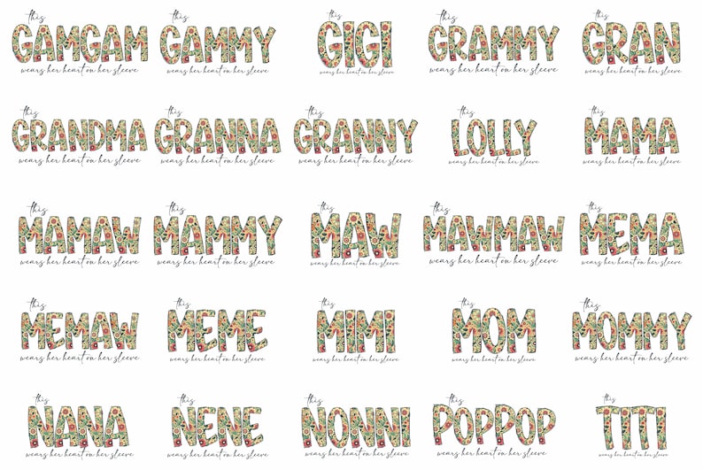 Custom This Grandma Wears Her Heart On Her Sleeve Sweatshirt, Shirt with Names On Sleeve, Mommy Heart Hoodie, Valentine's Day Grandma Gift