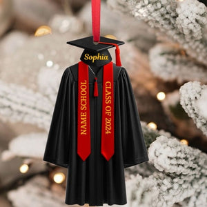 Personalized Graduation Ornament,2024 College Graduation,School Graduation Ornament Gift,Class Of 2024,High School Graduation Gift,Grad Gift