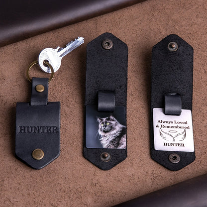 Dog loss gift, Custom dog keychain with picture, lost of dog keychain, in a memory of dog gift, remembrance keychain