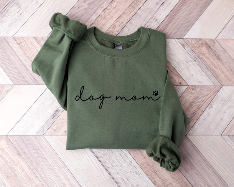 Dog Mom Sweatshirts - Custom Dog Mom Shirt - Dog Mom Shirts - Womens Sweatshirts - Dog Mom Tshirt - Dog Mom Gift - Dog Mom Tee
