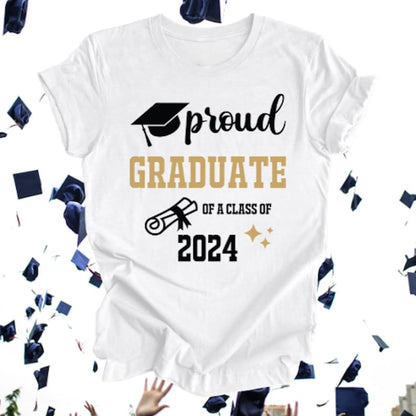 Class of 2025 Graduation Family Shirts, Personalized Graduation Shirts, Proud Graduate Shirts, Custom Grad, Matching Family Graduation Shirt