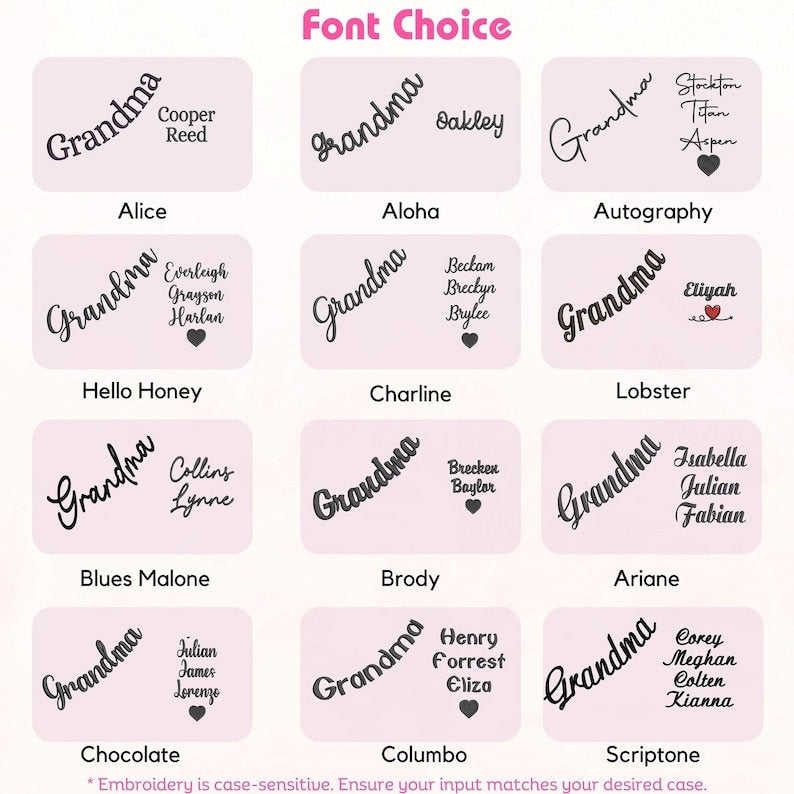 Personalized Embroidered Mama Mommy Gigi Auntie or Any Text on Neckline Shirt, Custom Names on Sleeve,Personalized Gift for Mom Nana Auntie